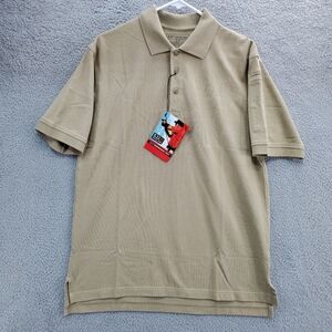 5.11 Tactical Professional Polo Shirt Mens Medium Short Sleeve Tan NWT 41060
